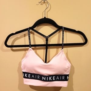 nike air sports top ~ women ~ rose gold